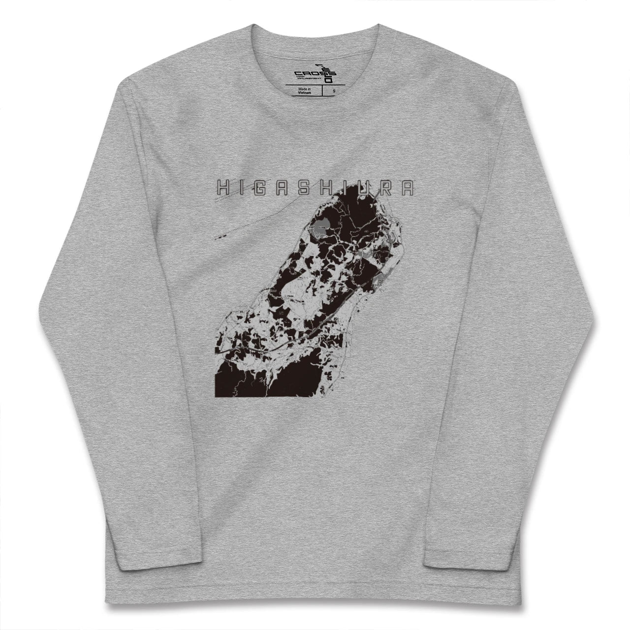 【東浦(兵庫県)(兵庫県)】地図柄ロングスリーブTシャツ