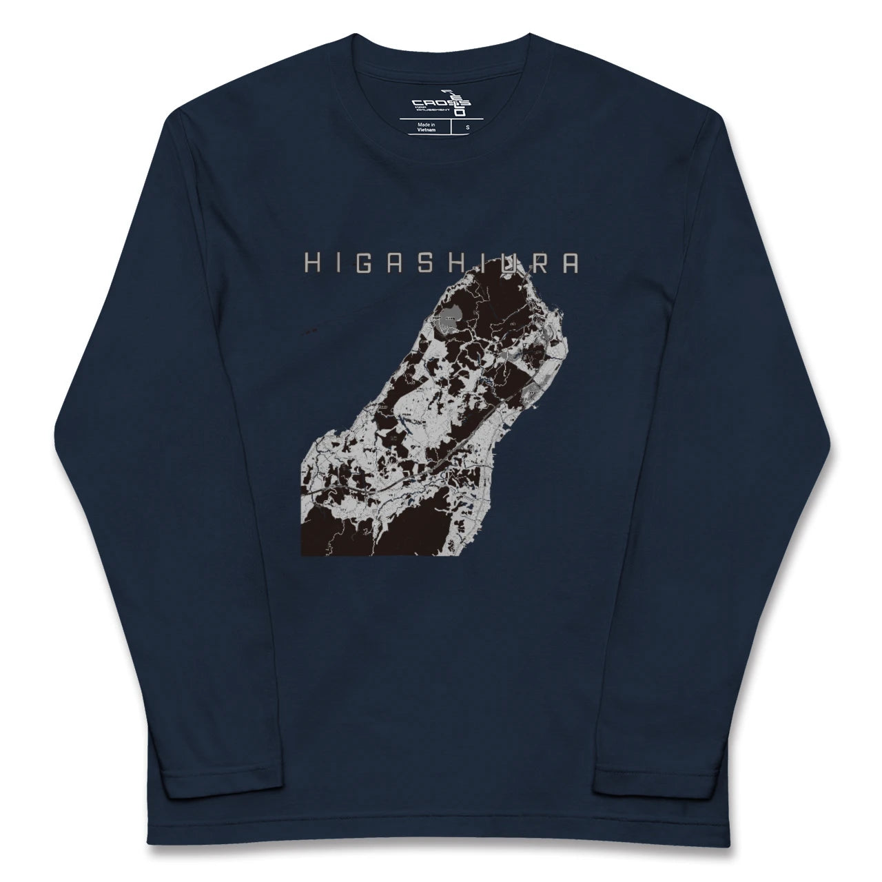 【東浦(兵庫県)(兵庫県)】地図柄ロングスリーブTシャツ