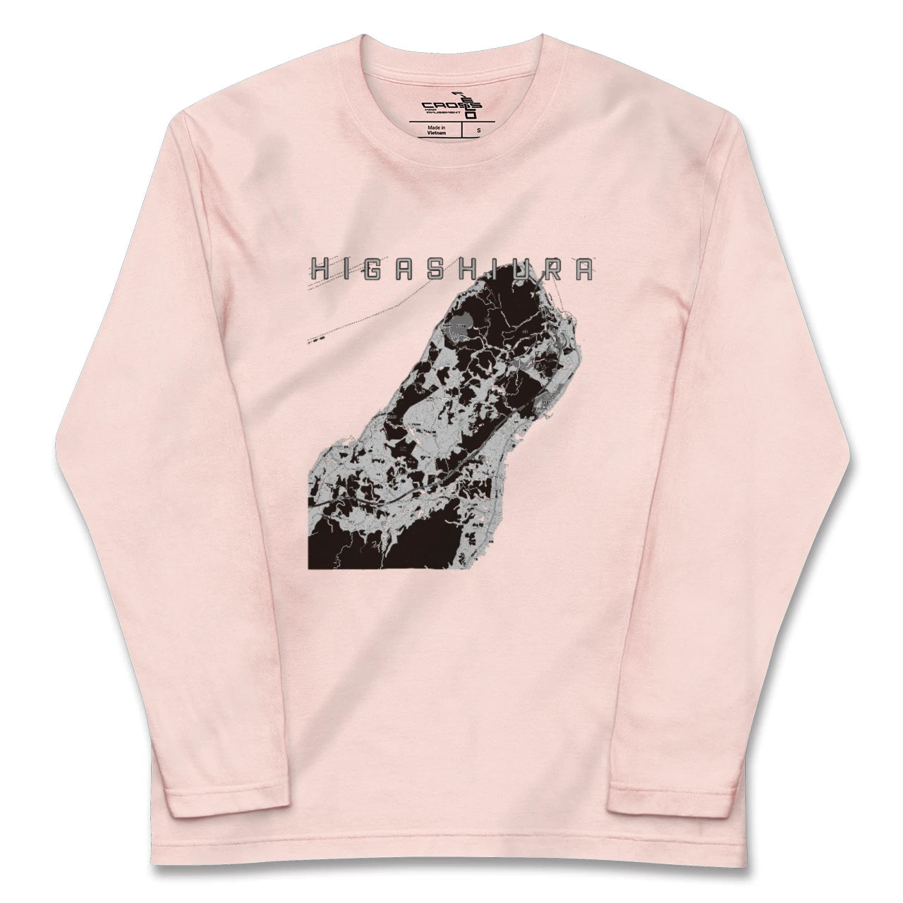 【東浦(兵庫県)(兵庫県)】地図柄ロングスリーブTシャツ