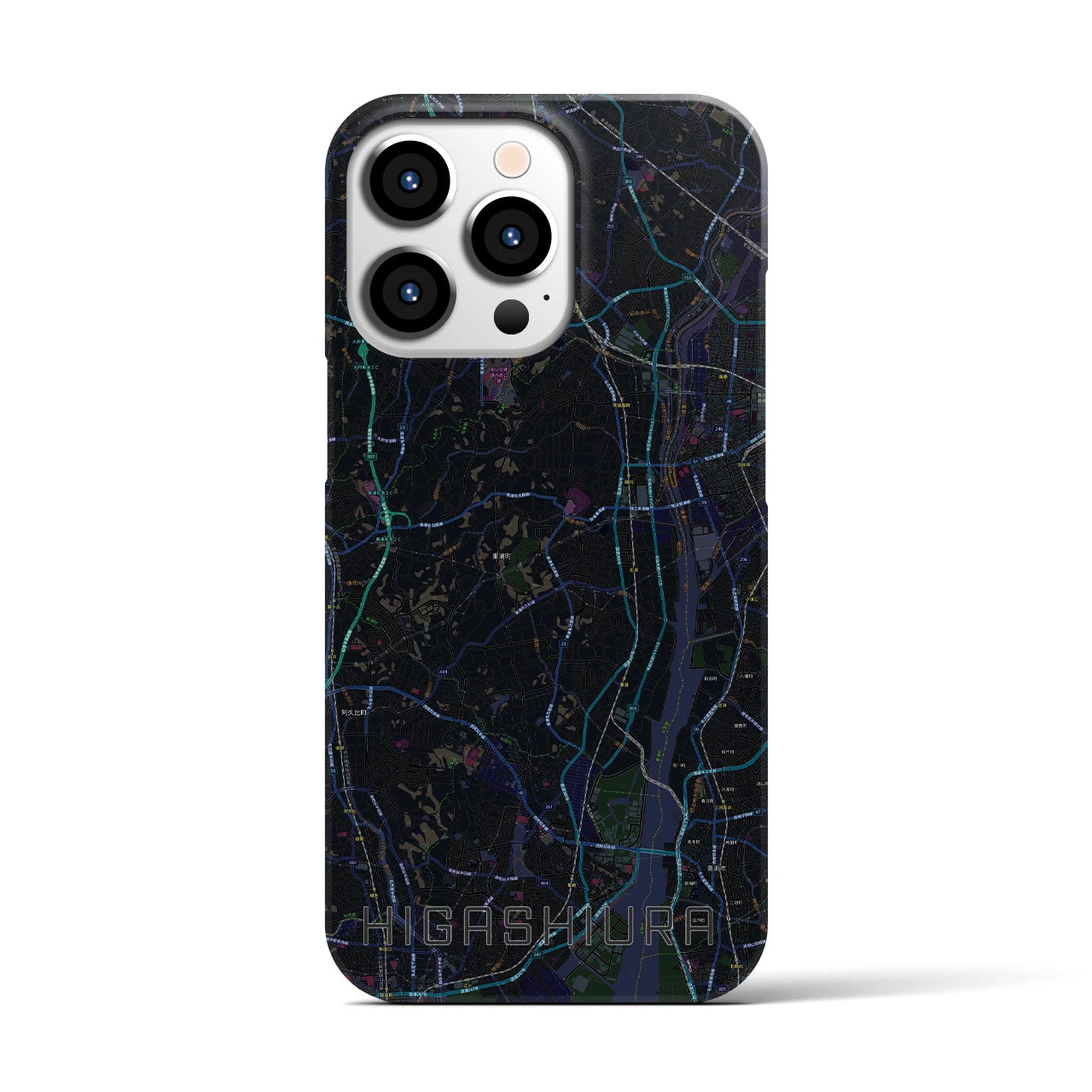【東浦(愛知県)】地図柄iPhoneケース(バックカバータイプ)