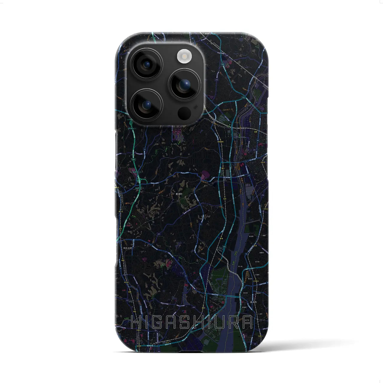 【東浦(愛知県)】地図柄iPhoneケース(バックカバータイプ)