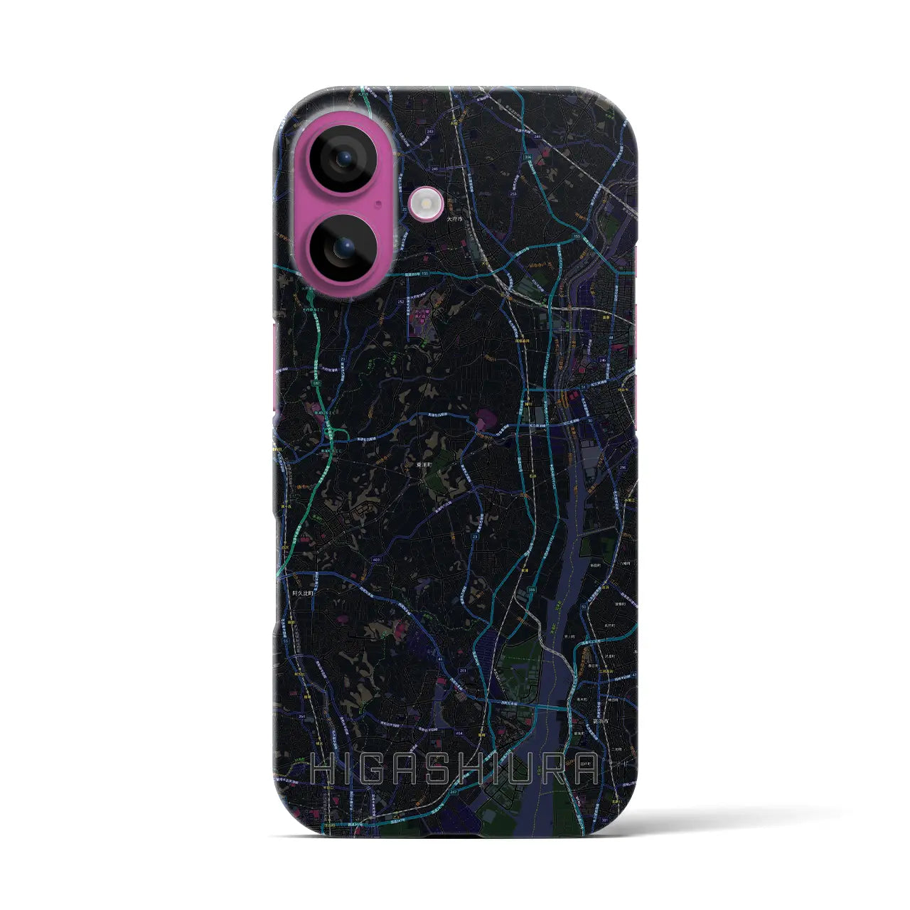 【東浦(愛知県)】地図柄iPhoneケース(バックカバータイプ)