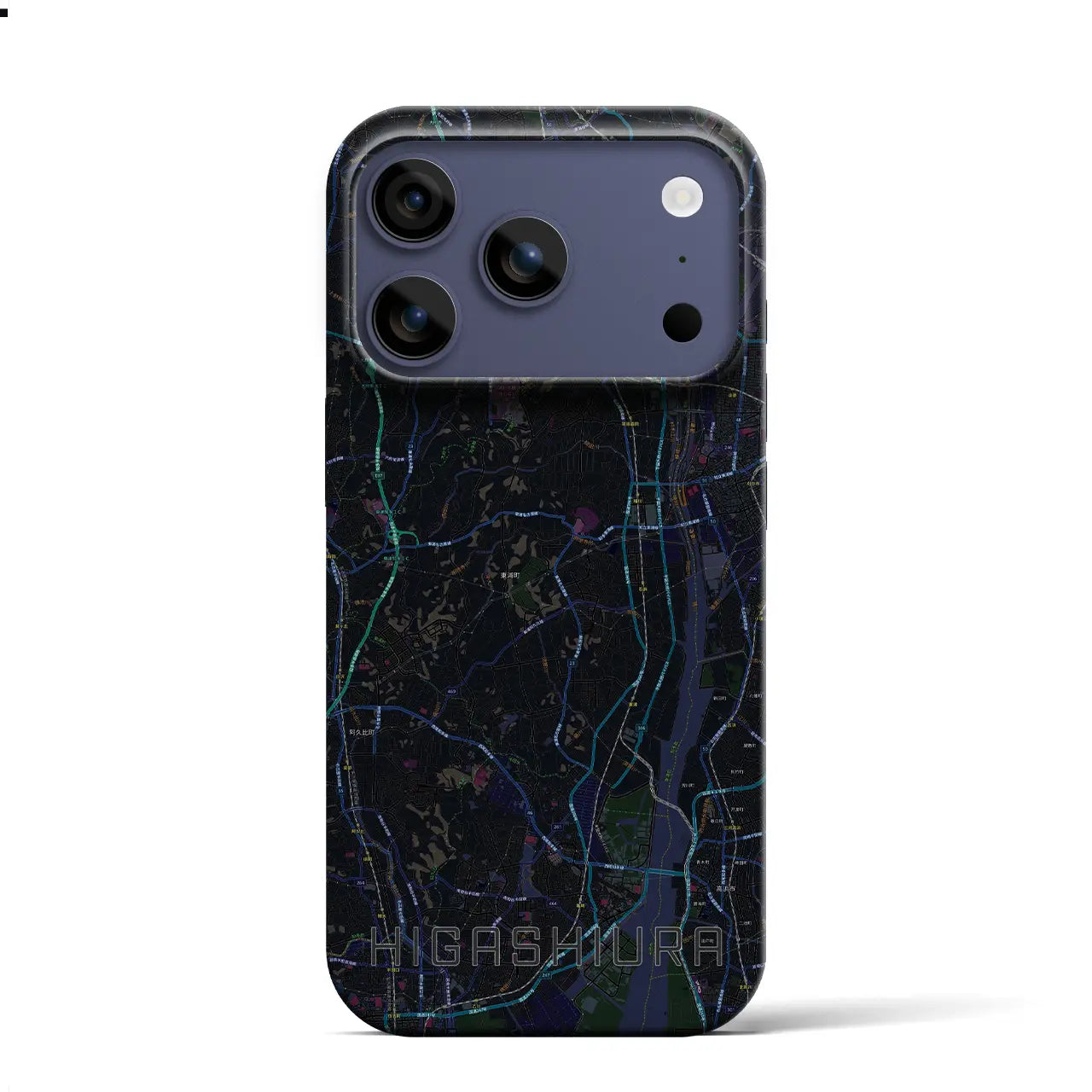 【東浦(愛知県)】地図柄iPhoneケース(バックカバータイプ)