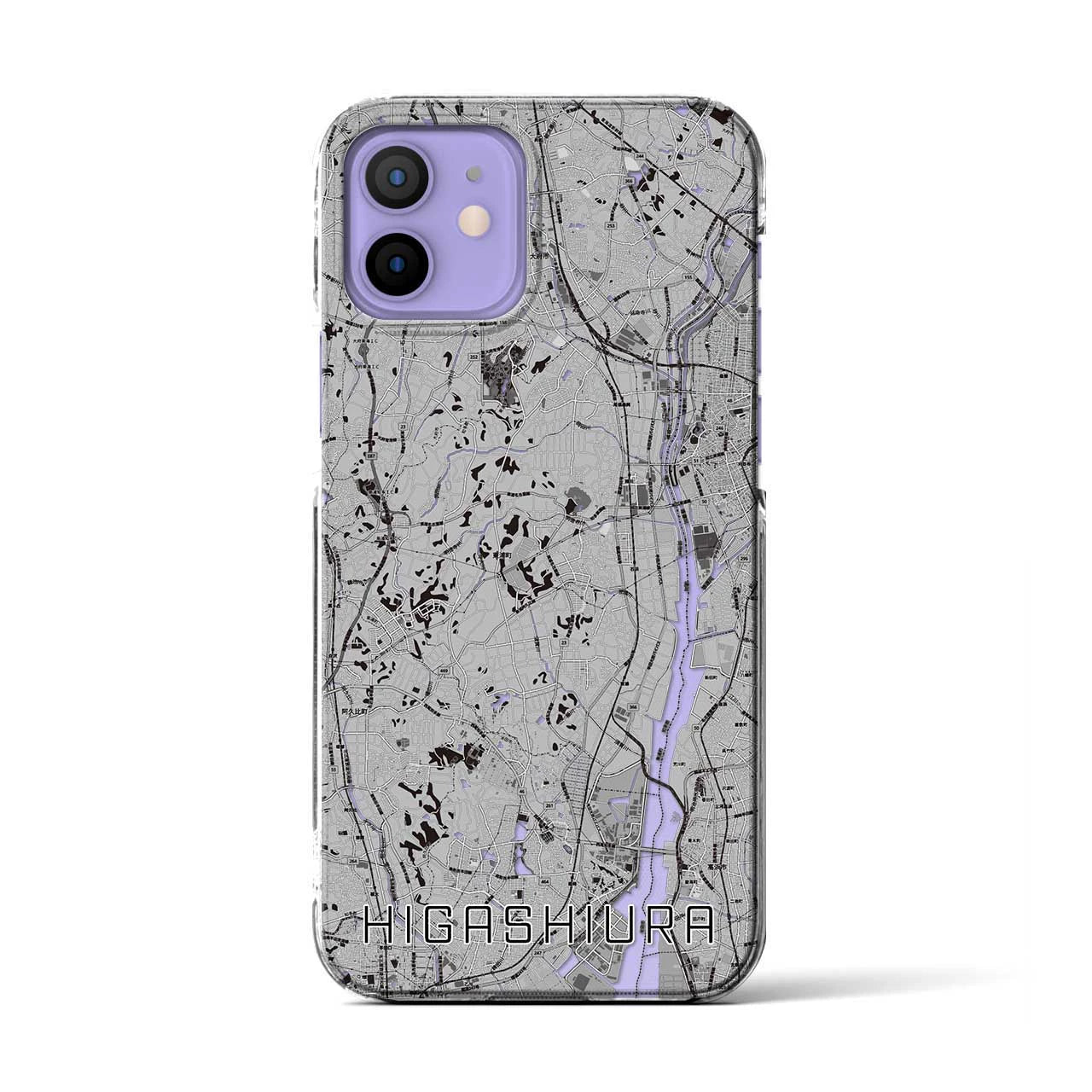 【東浦(愛知県)】地図柄iPhoneケース(クリアタイプ)