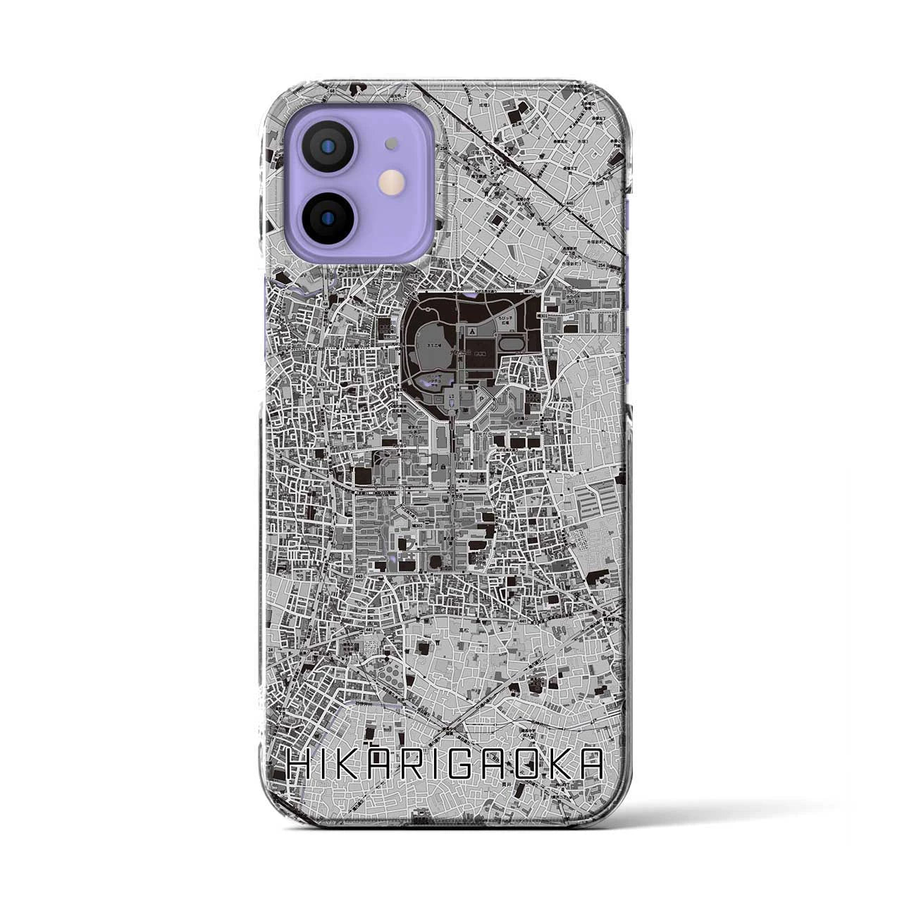 【光が丘(東京都)】地図柄iPhoneケース(クリアタイプ)