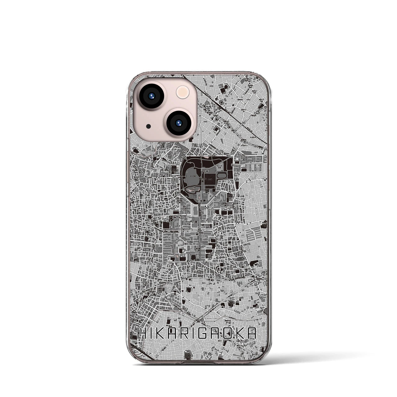 【光が丘(東京都)】地図柄iPhoneケース(クリアタイプ)