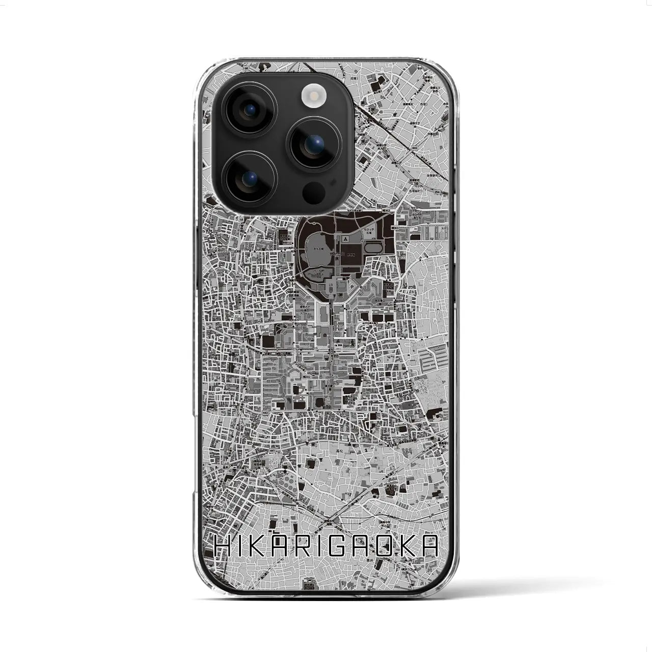 【光が丘(東京都)】地図柄iPhoneケース(クリアタイプ)