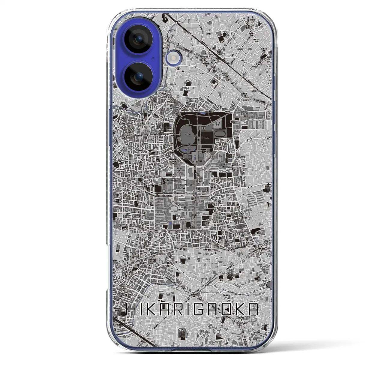 【光が丘(東京都)】地図柄iPhoneケース(クリアタイプ)