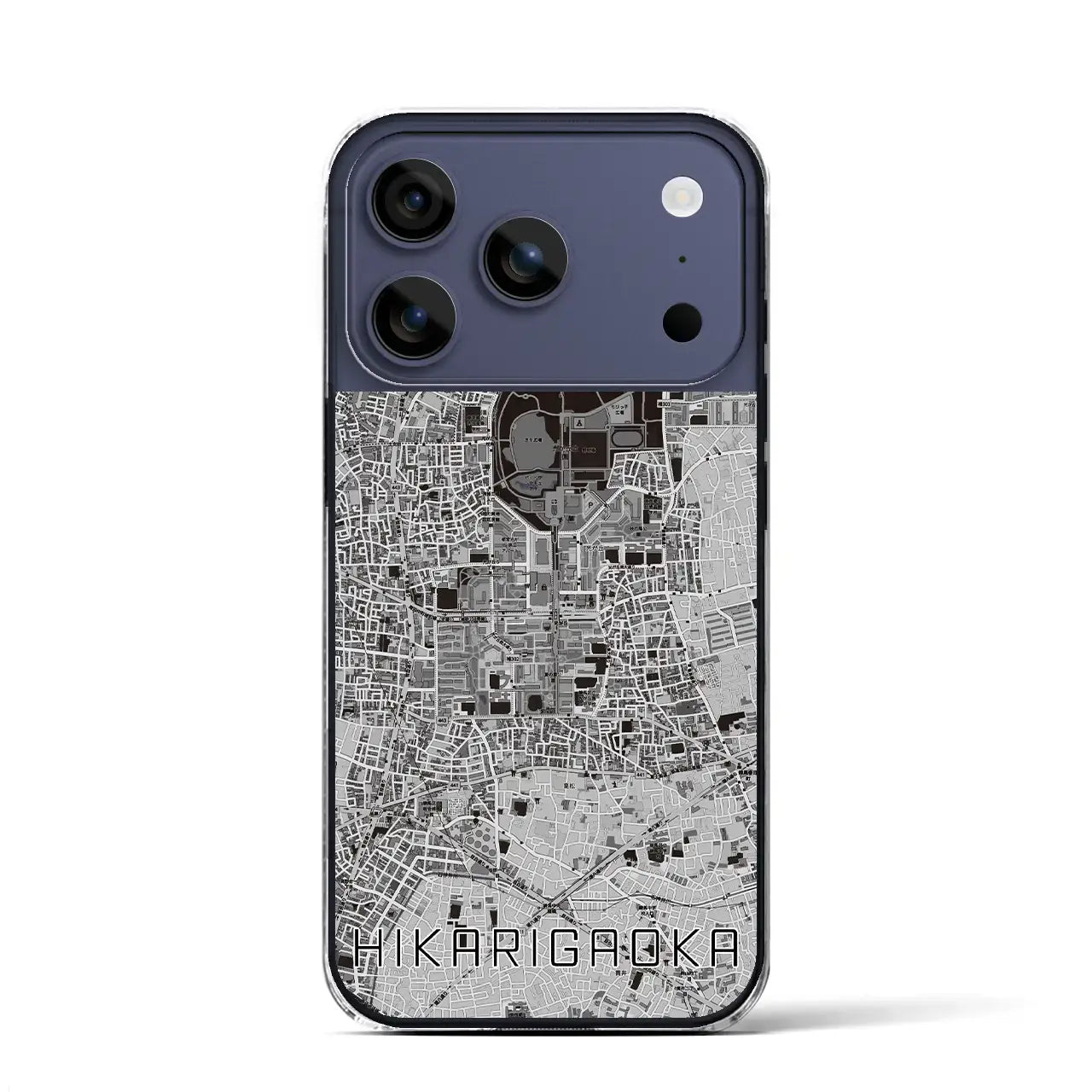 【光が丘(東京都)】地図柄iPhoneケース(クリアタイプ)