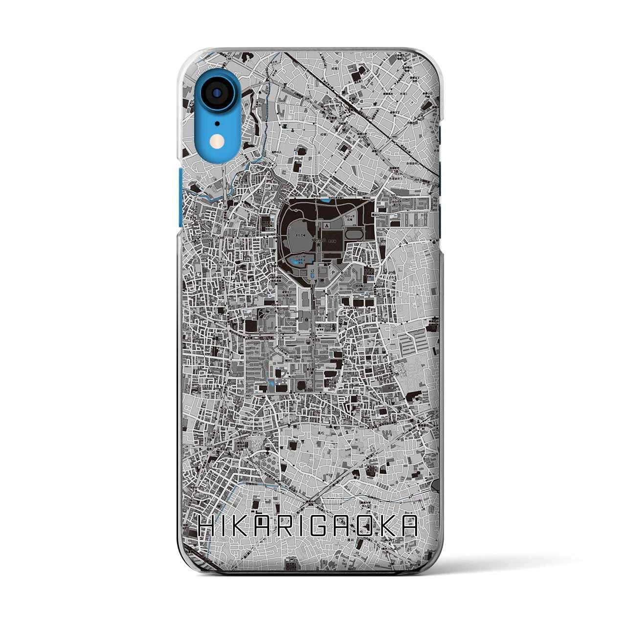 【光が丘(東京都)】地図柄iPhoneケース(クリアタイプ)