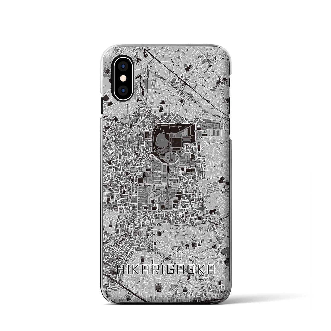 【光が丘(東京都)】地図柄iPhoneケース(クリアタイプ)