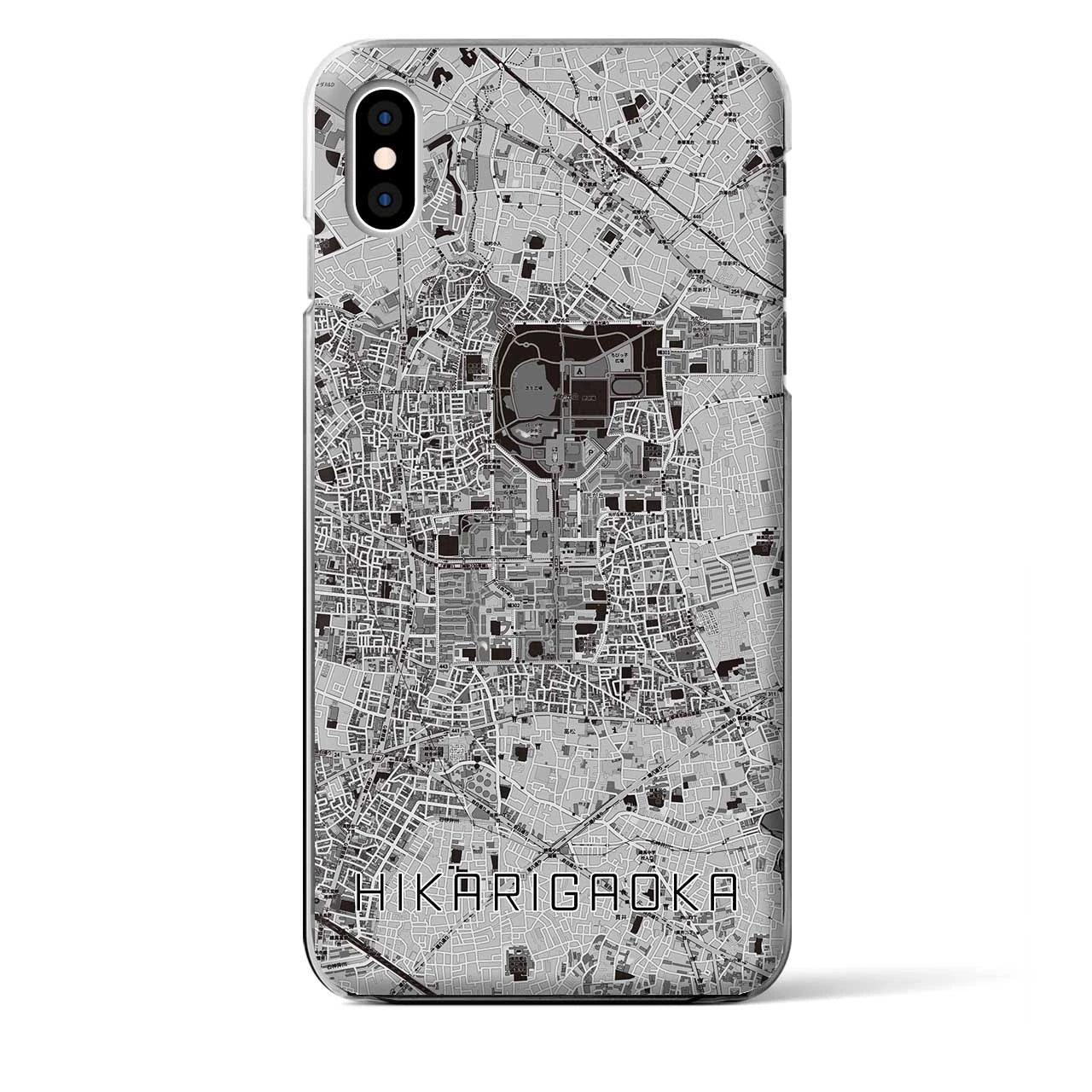 【光が丘(東京都)】地図柄iPhoneケース(クリアタイプ)