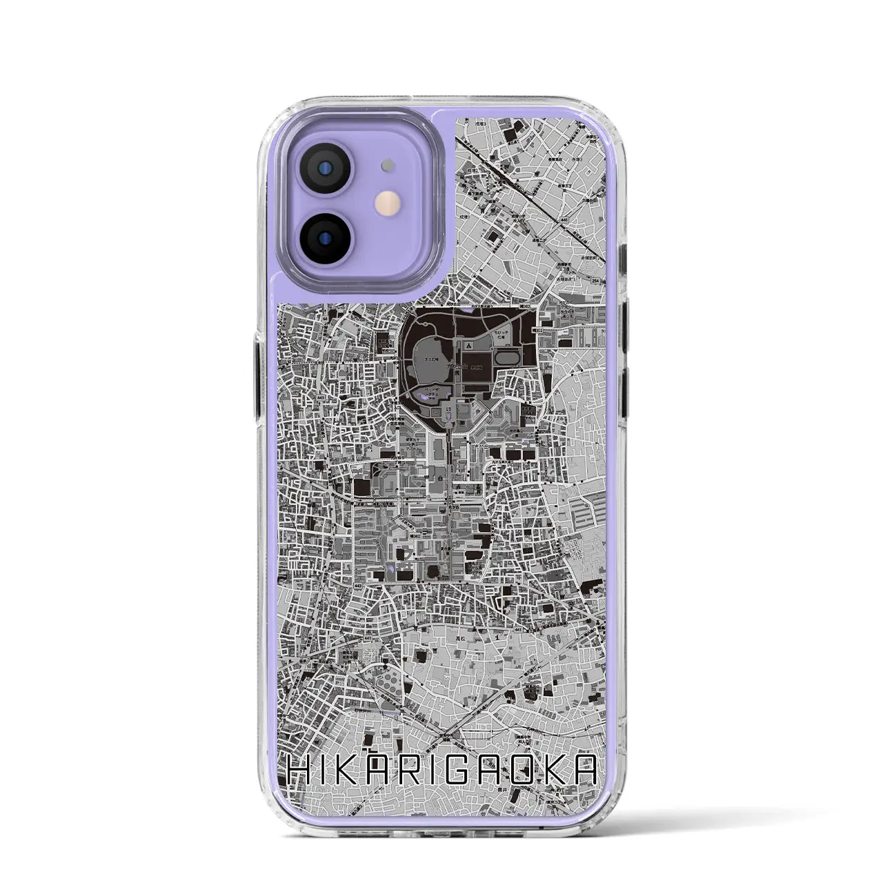 【光が丘(東京都)】地図柄iPhoneケース(MagSafeタイプ)