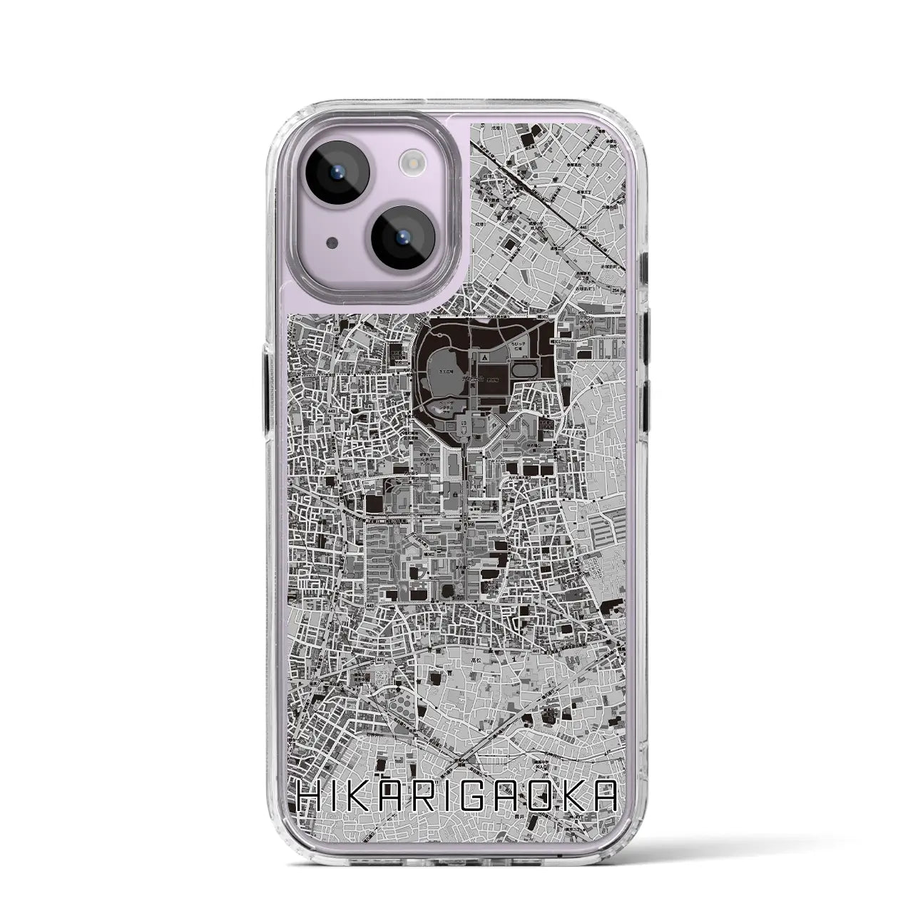 【光が丘(東京都)】地図柄iPhoneケース(MagSafeタイプ)