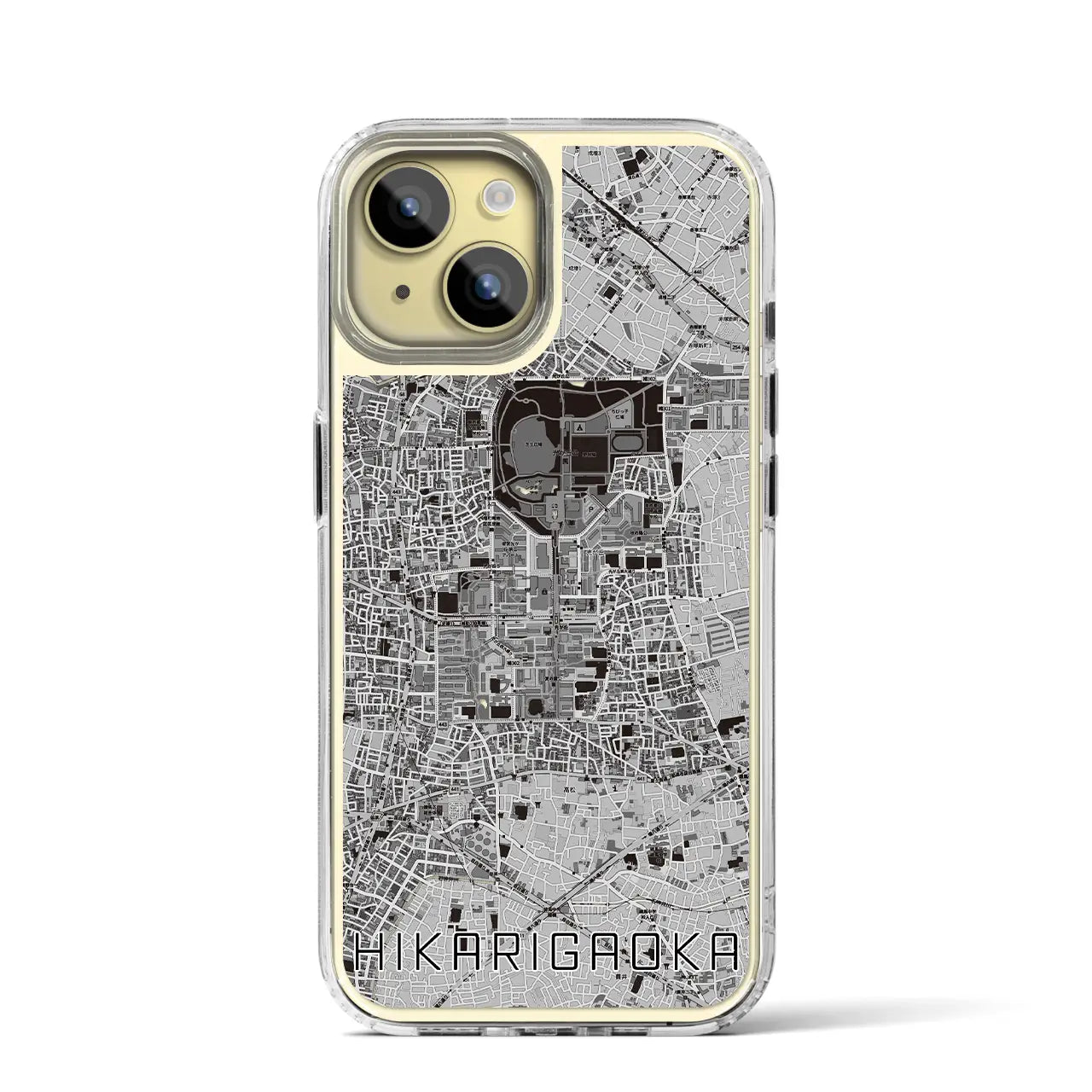 【光が丘(東京都)】地図柄iPhoneケース(MagSafeタイプ)