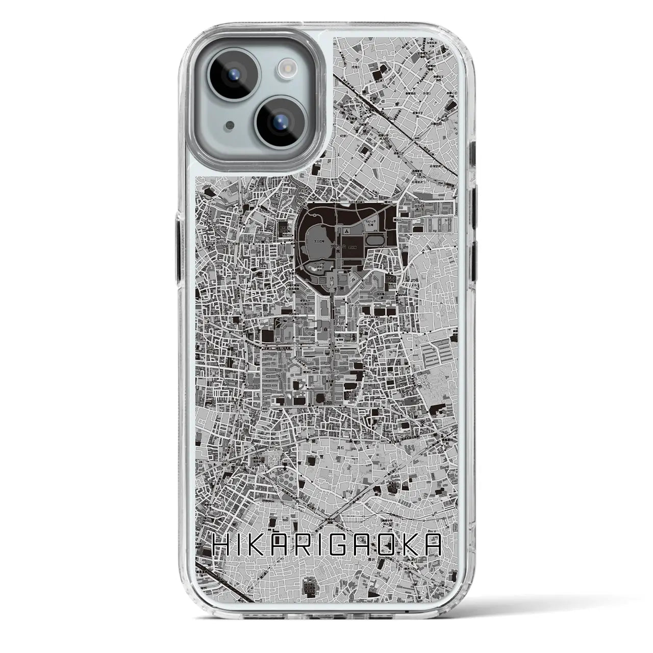 【光が丘(東京都)】地図柄iPhoneケース(MagSafeタイプ)