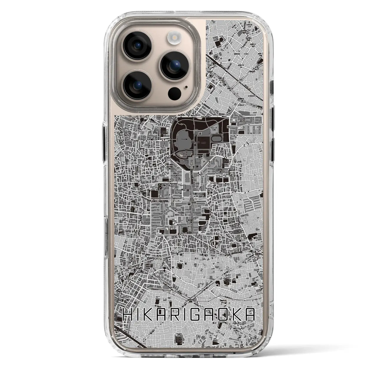 【光が丘(東京都)】地図柄iPhoneケース(MagSafeタイプ)