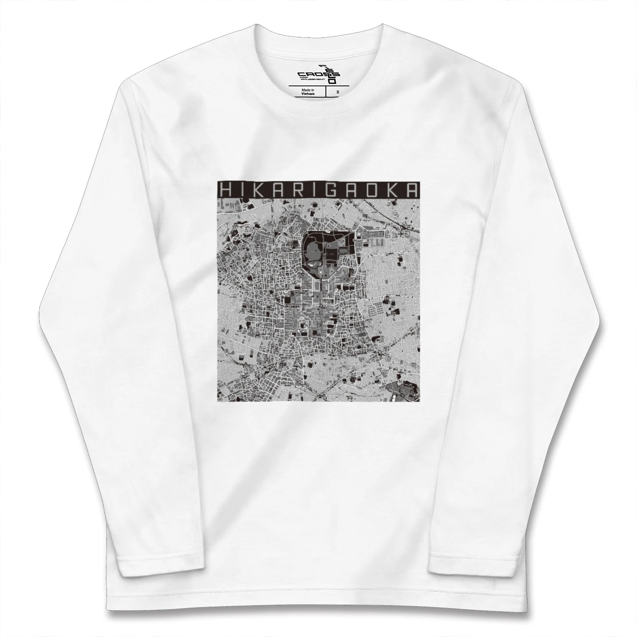 【光が丘(東京都)】地図柄ロングスリーブTシャツ