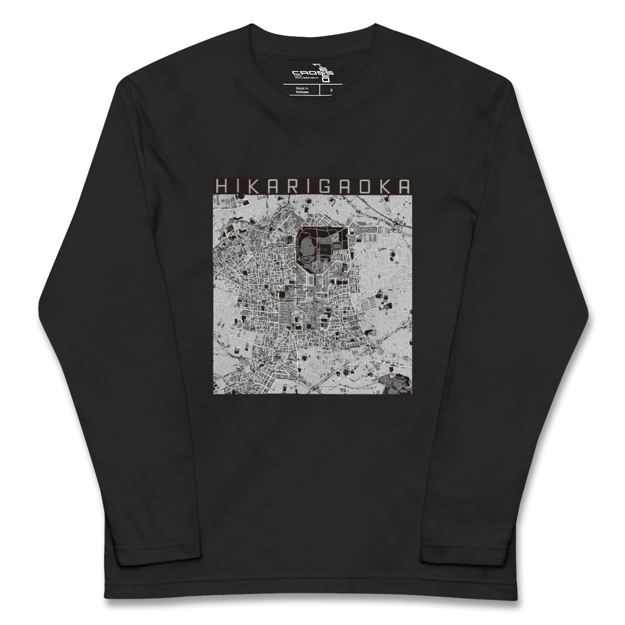 【光が丘(東京都)】地図柄ロングスリーブTシャツ