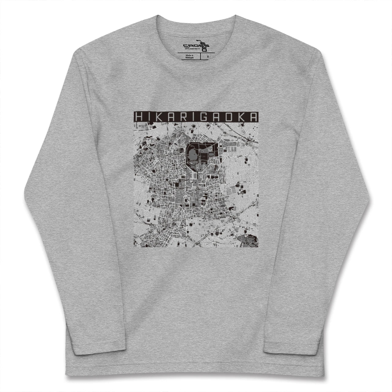 【光が丘(東京都)】地図柄ロングスリーブTシャツ