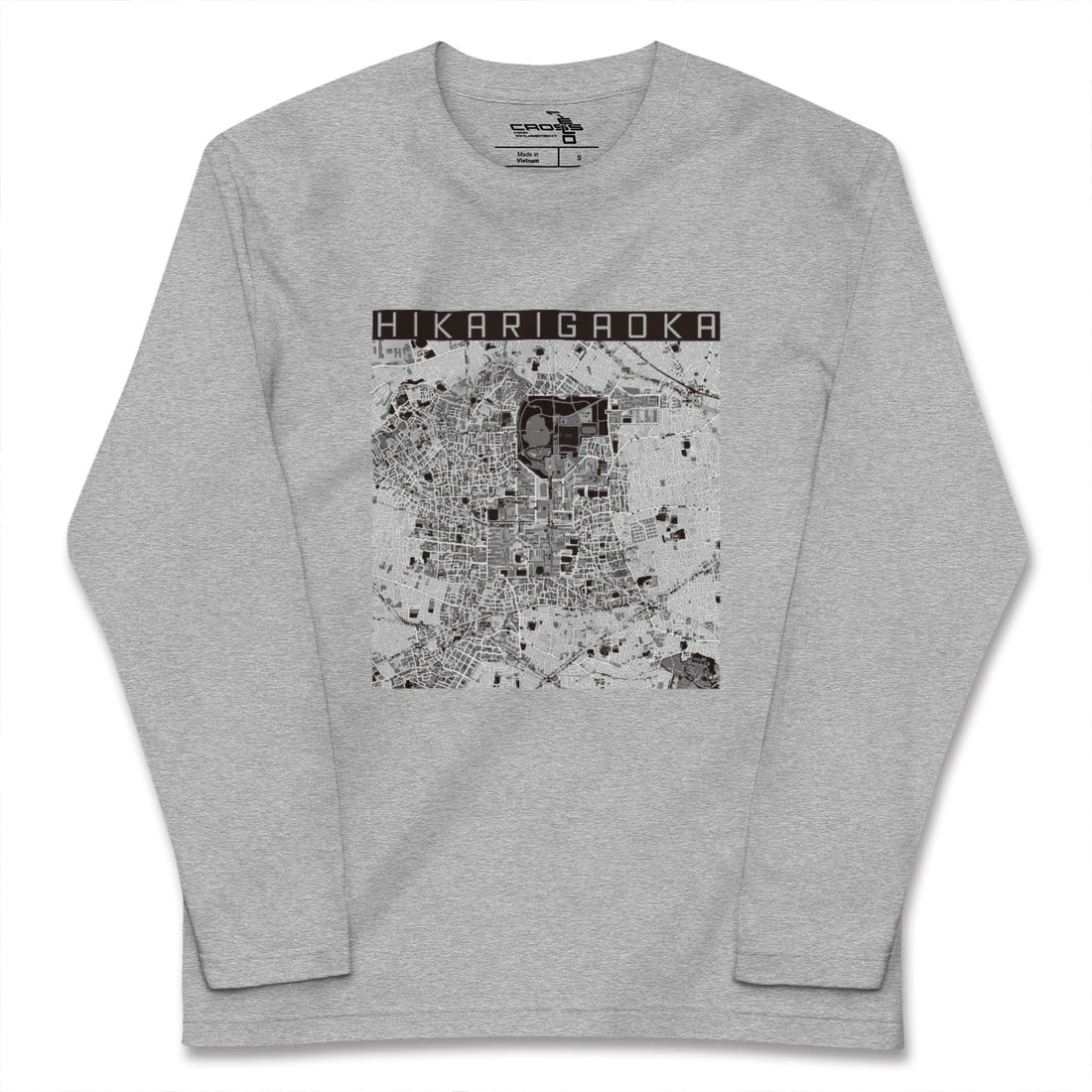 【光が丘(東京都)】地図柄ロングスリーブTシャツ