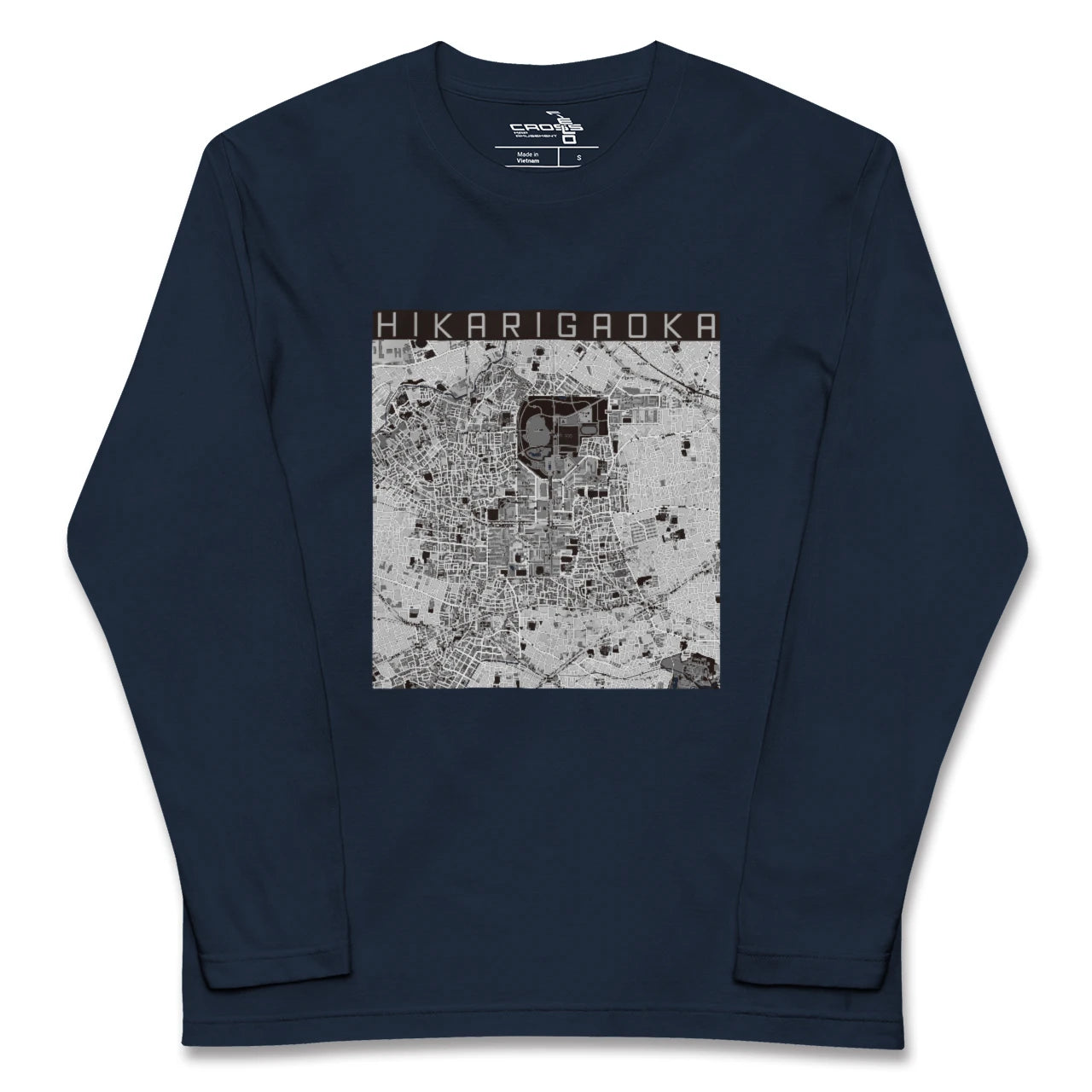 【光が丘(東京都)】地図柄ロングスリーブTシャツ