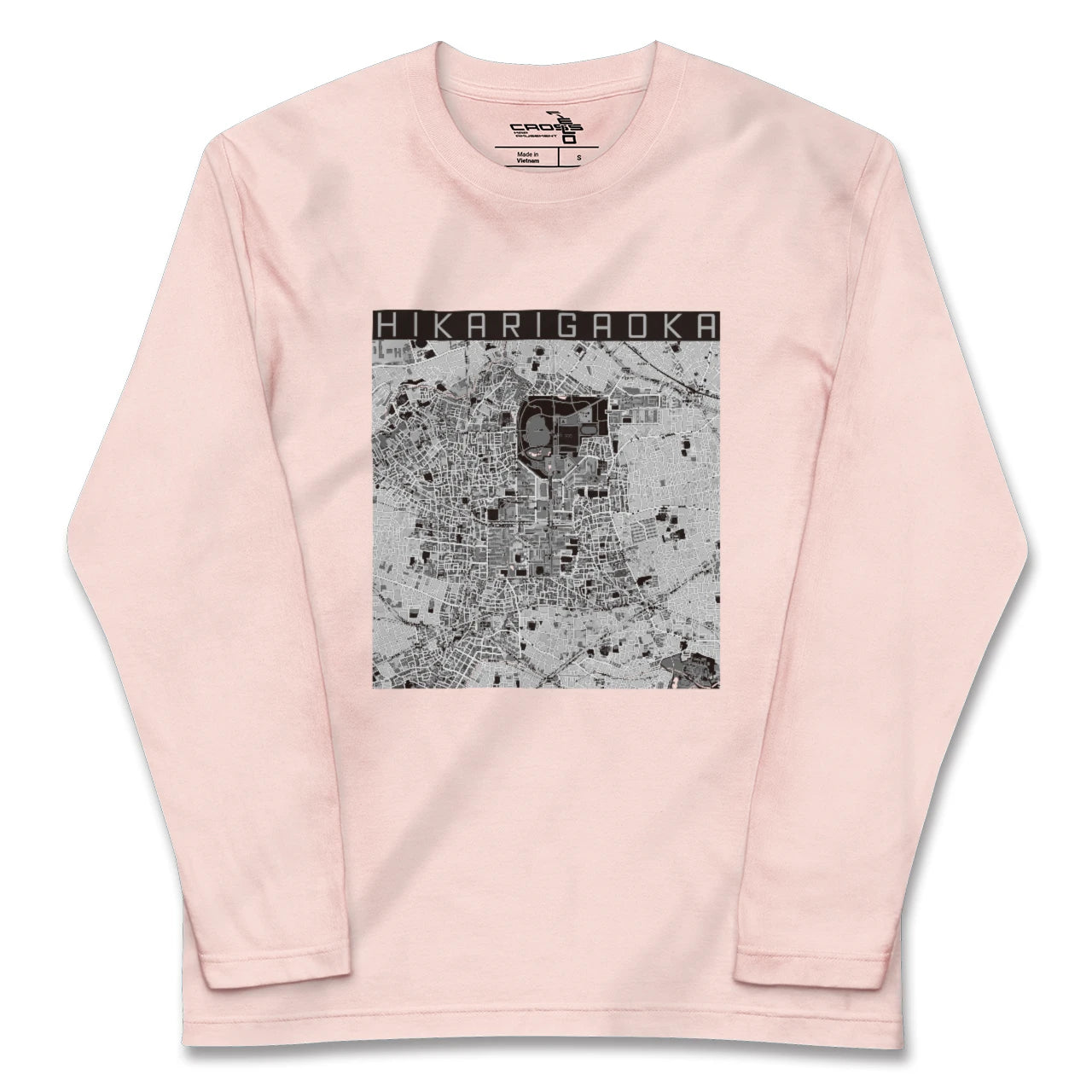 【光が丘(東京都)】地図柄ロングスリーブTシャツ