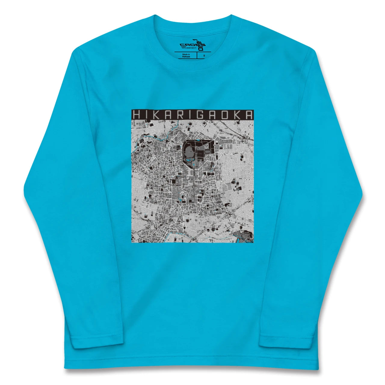 【光が丘(東京都)】地図柄ロングスリーブTシャツ