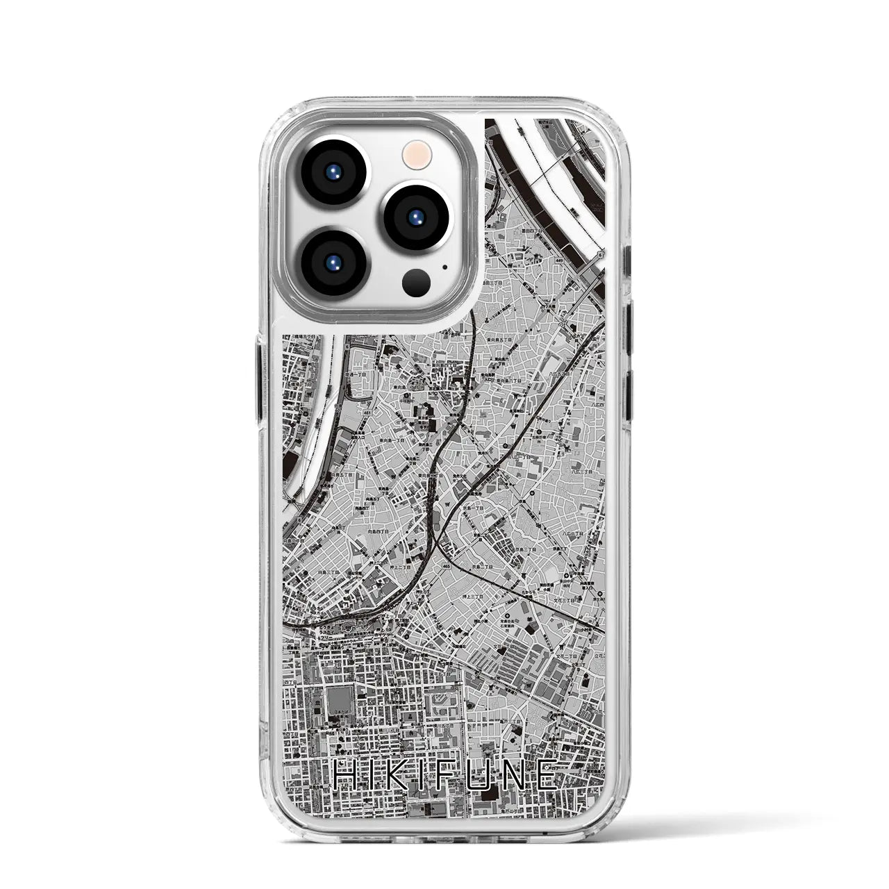 【曳舟(東京都)】地図柄iPhoneケース(MagSafeタイプ)