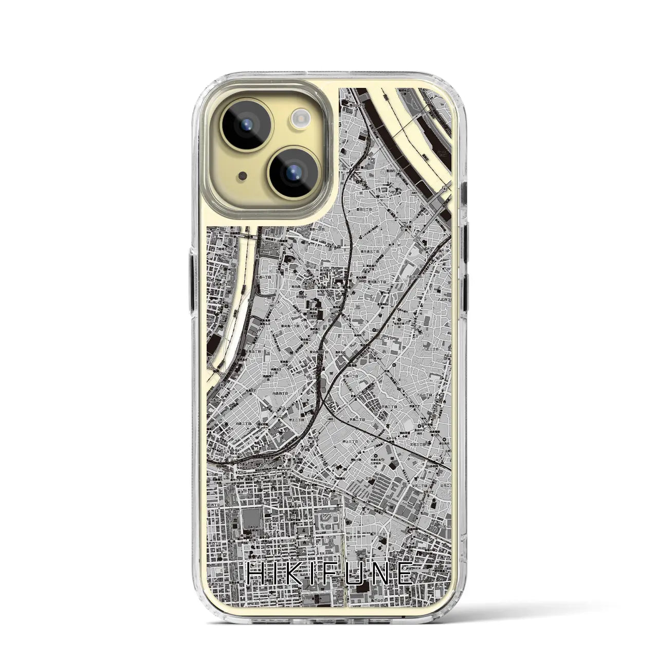 【曳舟(東京都)】地図柄iPhoneケース(MagSafeタイプ)