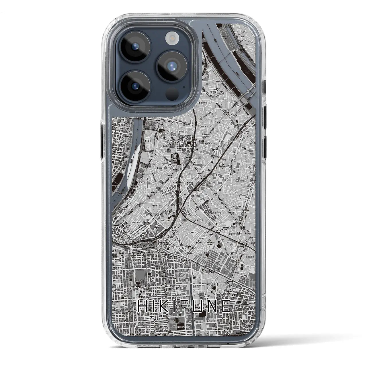 【曳舟(東京都)】地図柄iPhoneケース(MagSafeタイプ)