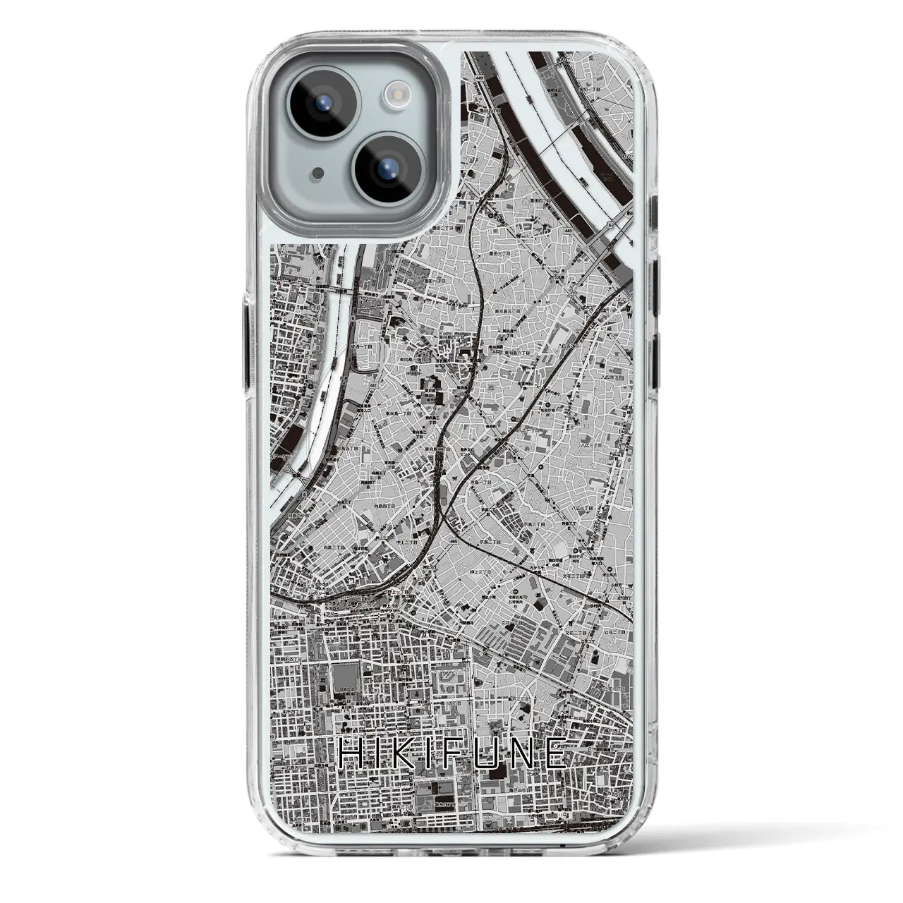 【曳舟(東京都)】地図柄iPhoneケース(MagSafeタイプ)