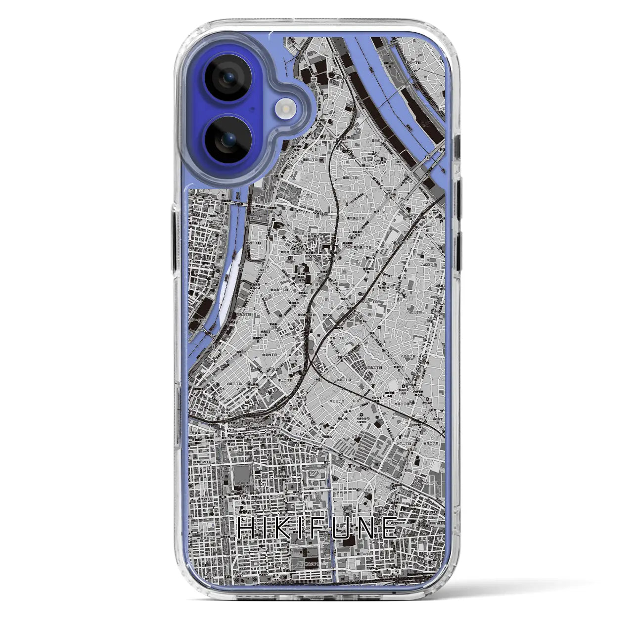 【曳舟(東京都)】地図柄iPhoneケース(MagSafeタイプ)