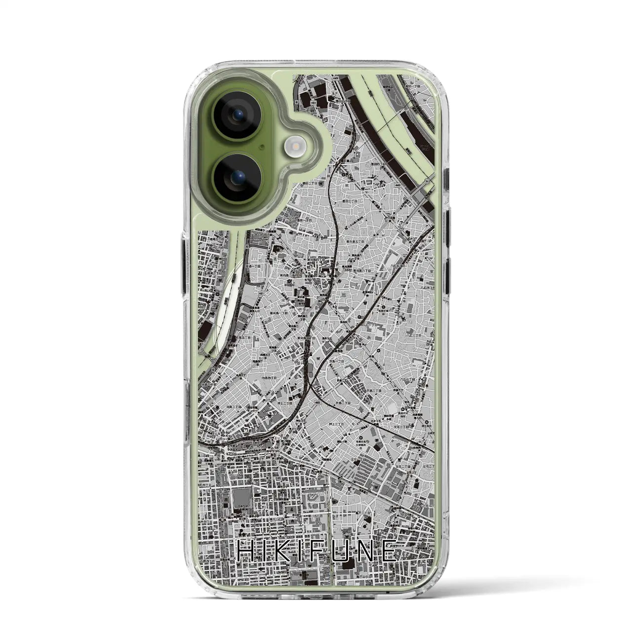 【曳舟(東京都)】地図柄iPhoneケース(MagSafeタイプ)