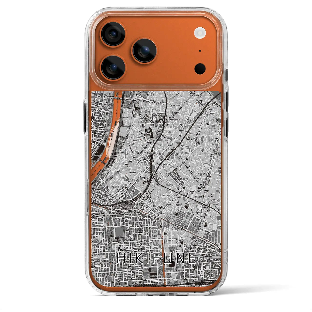 【曳舟(東京都)】地図柄iPhoneケース(MagSafeタイプ)