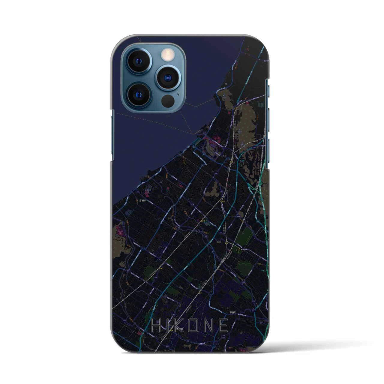 【彦根(滋賀県)】地図柄iPhoneケース(バックカバータイプ)