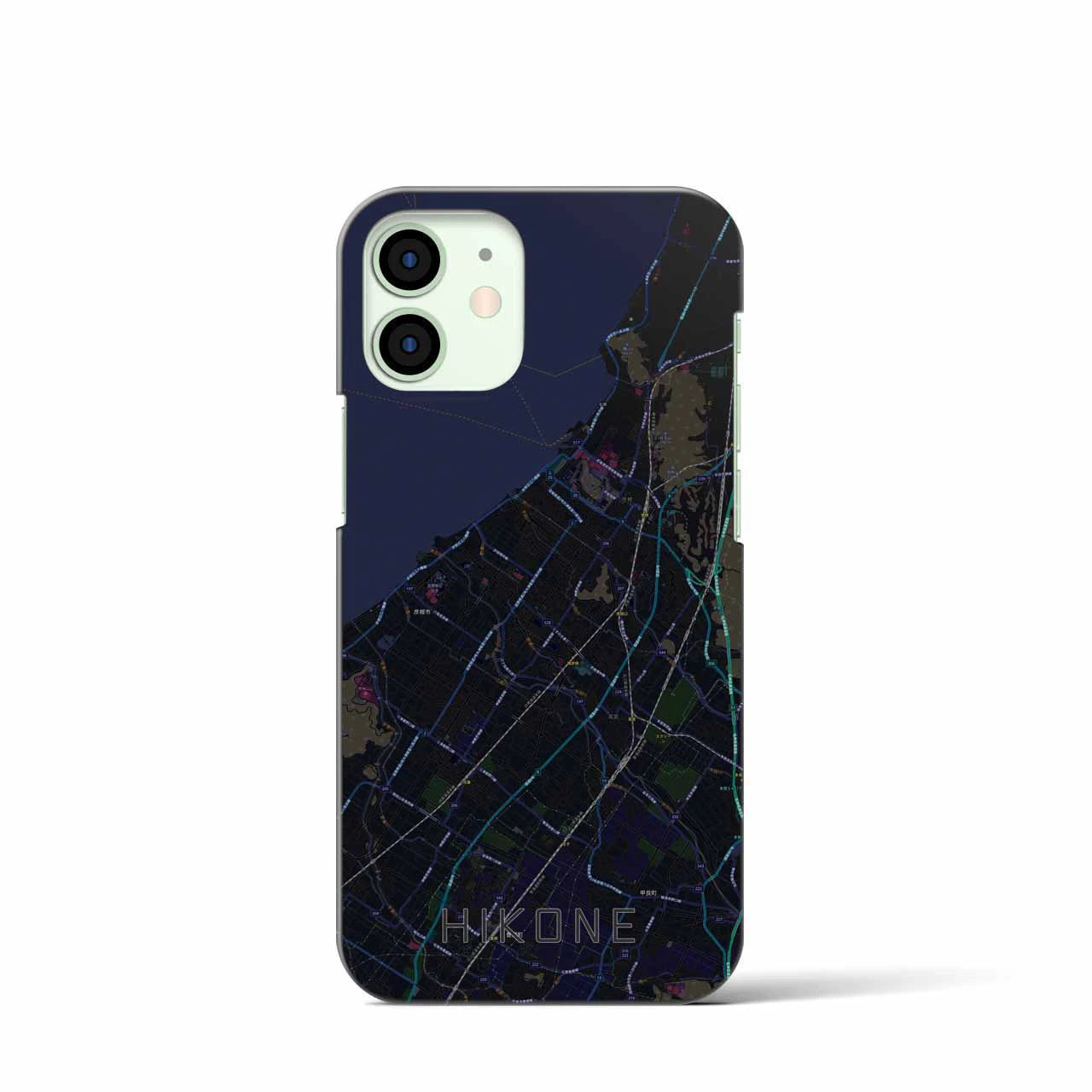 【彦根(滋賀県)】地図柄iPhoneケース(バックカバータイプ)