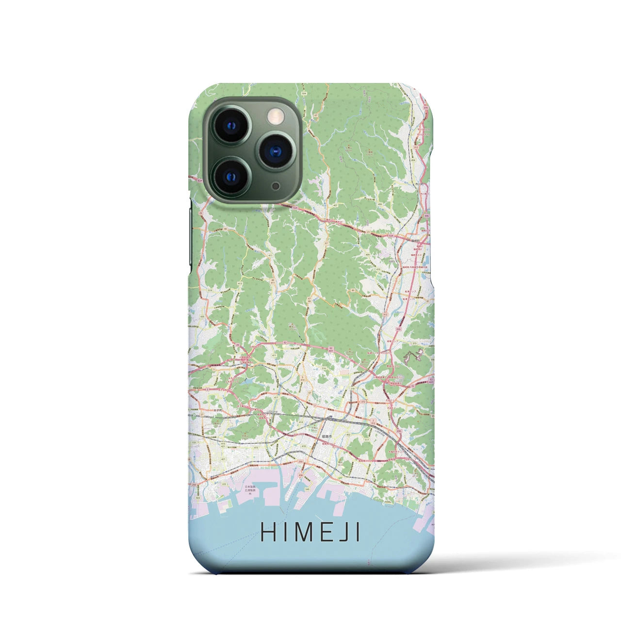 【姫路2(兵庫県)】地図柄iPhoneケース(バックカバータイプ)