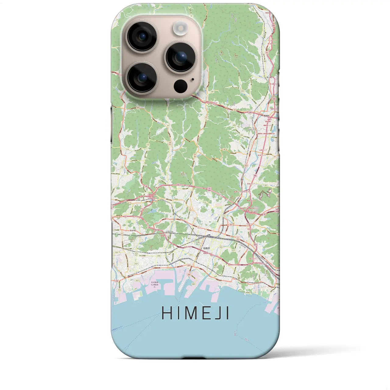 【姫路2(兵庫県)】地図柄iPhoneケース(バックカバータイプ)