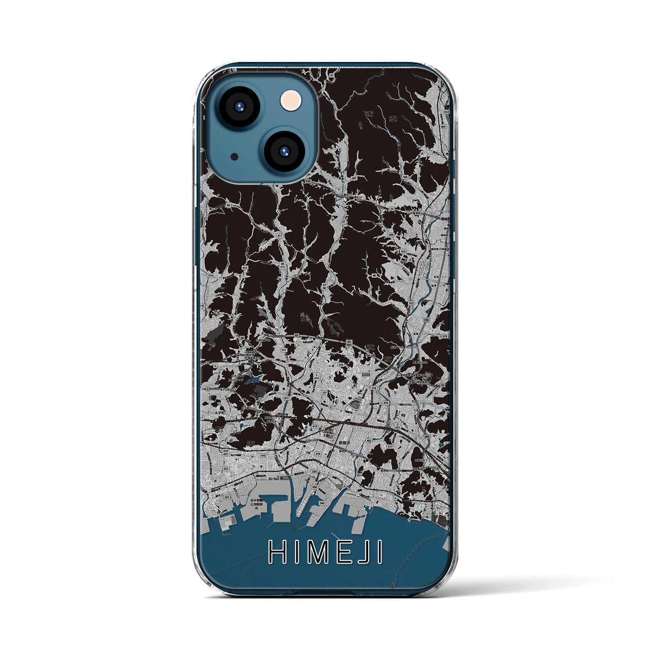 【姫路2(兵庫県)】地図柄iPhoneケース(クリアタイプ)