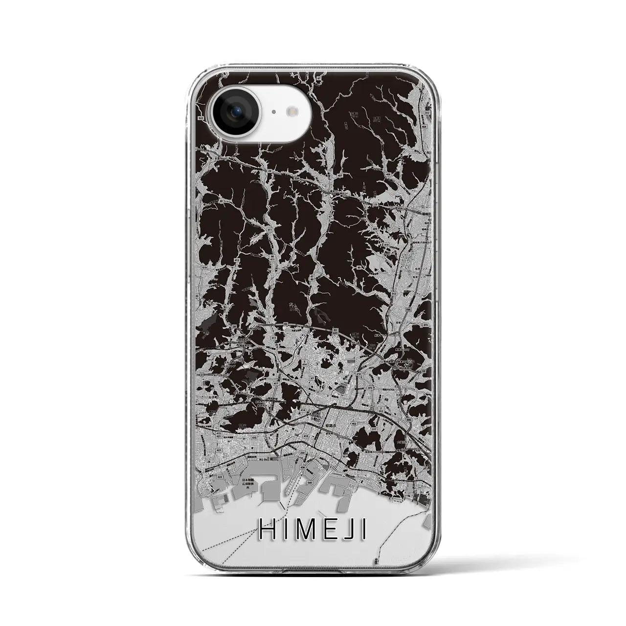 【姫路2(兵庫県)】地図柄iPhoneケース(クリアタイプ)