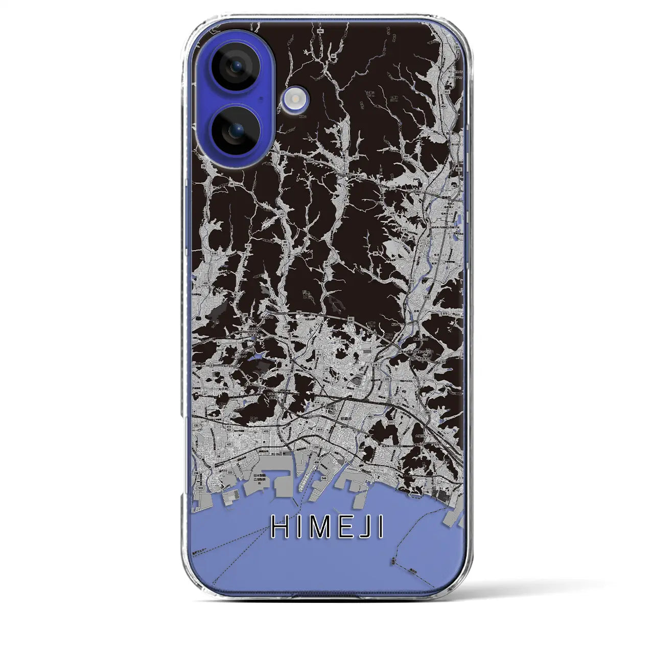 【姫路2(兵庫県)】地図柄iPhoneケース(クリアタイプ)