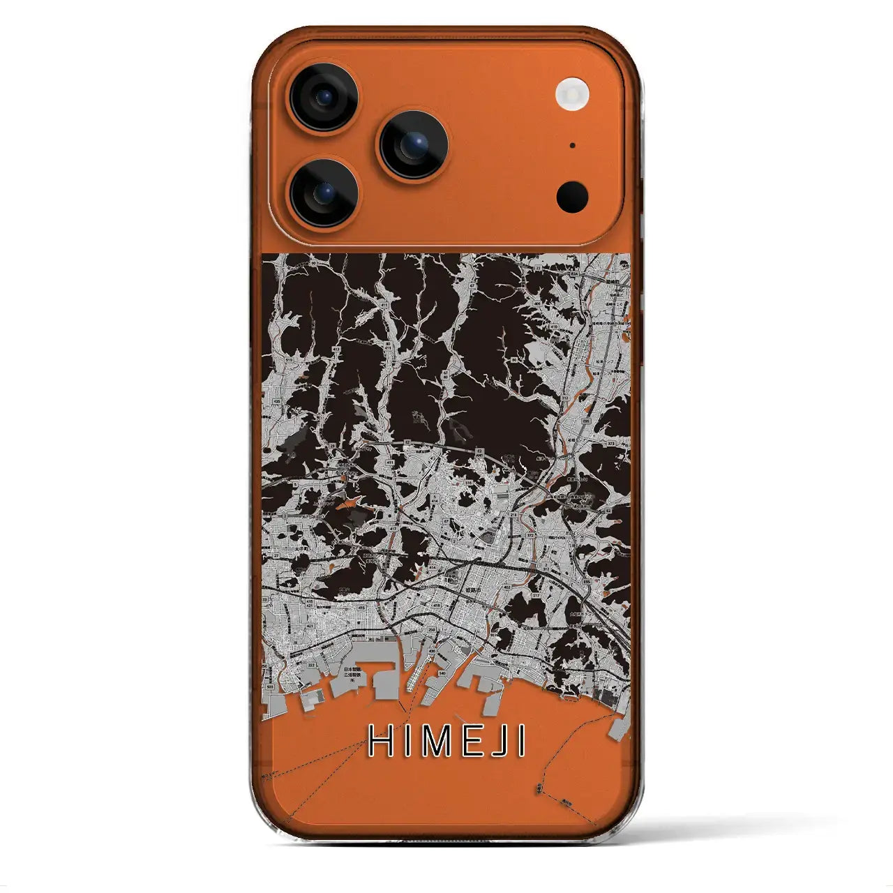 【姫路2(兵庫県)】地図柄iPhoneケース(クリアタイプ)