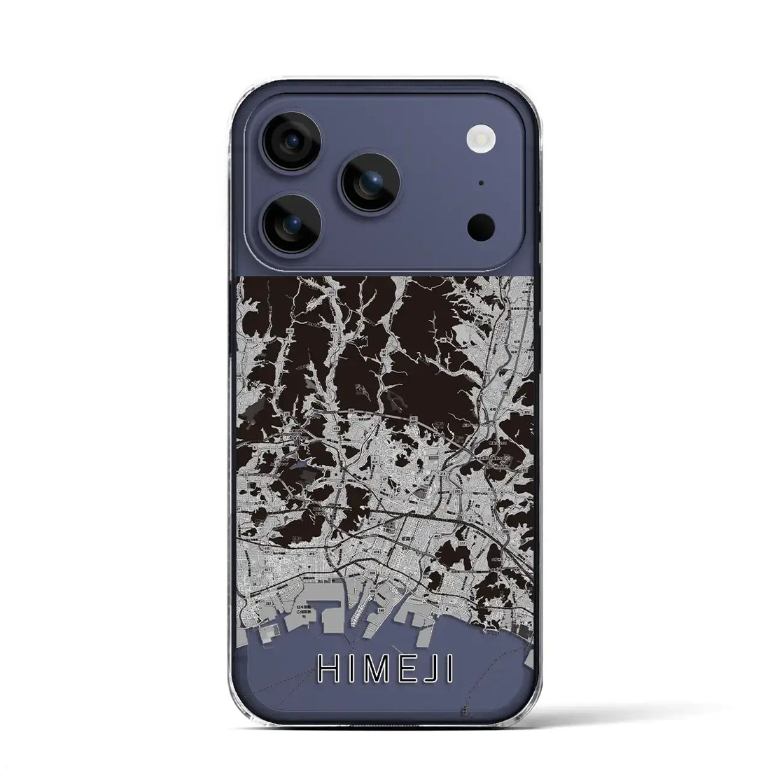 【姫路2(兵庫県)】地図柄iPhoneケース(クリアタイプ)
