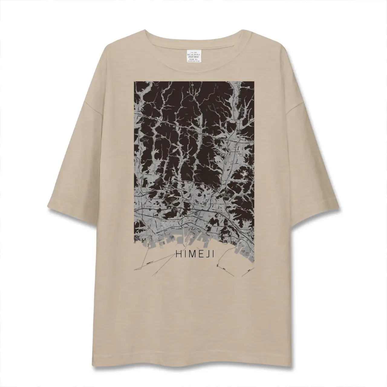 【姫路2(兵庫県)】地図柄ビッグシルエットTシャツ