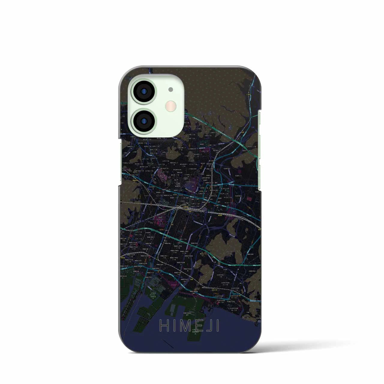 【姫路(兵庫県)】地図柄iPhoneケース(バックカバータイプ)