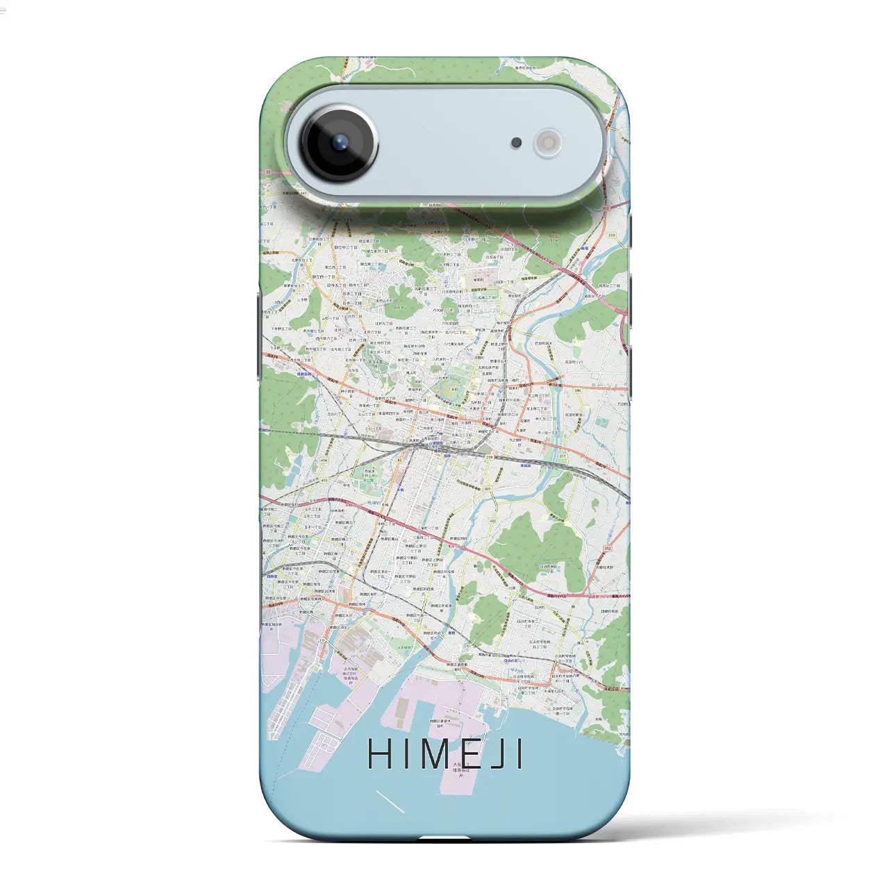 【姫路(兵庫県)】地図柄iPhoneケース(バックカバータイプ)ナチュラル・iPhone 17 Pro Max 用