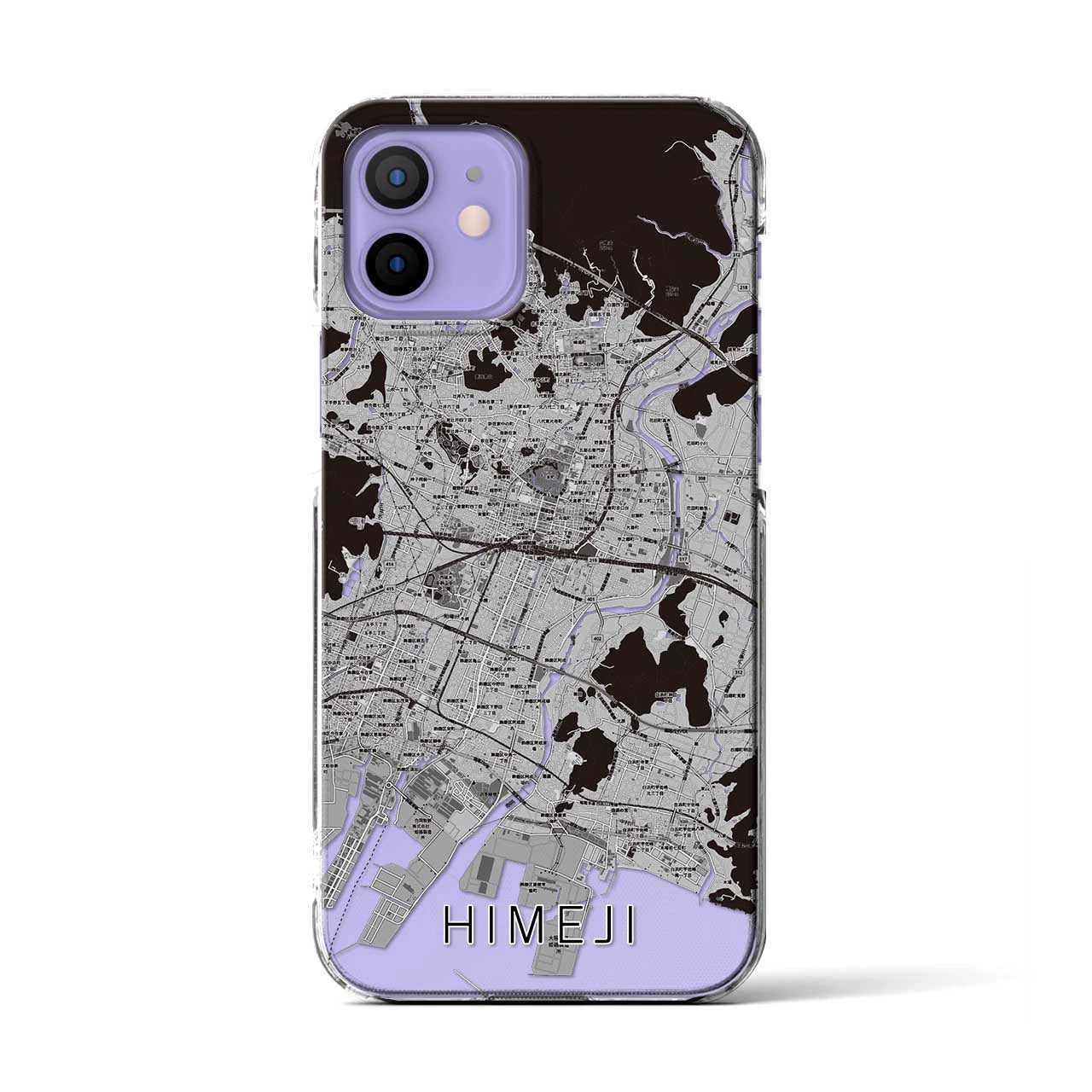 【姫路(兵庫県)】地図柄iPhoneケース(クリアタイプ)