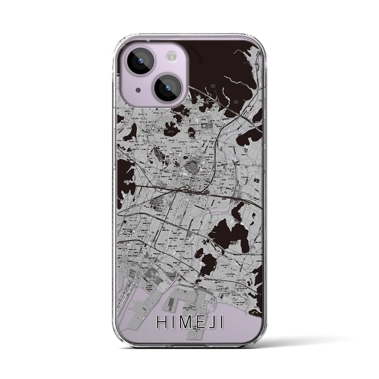 【姫路(兵庫県)】地図柄iPhoneケース(クリアタイプ)