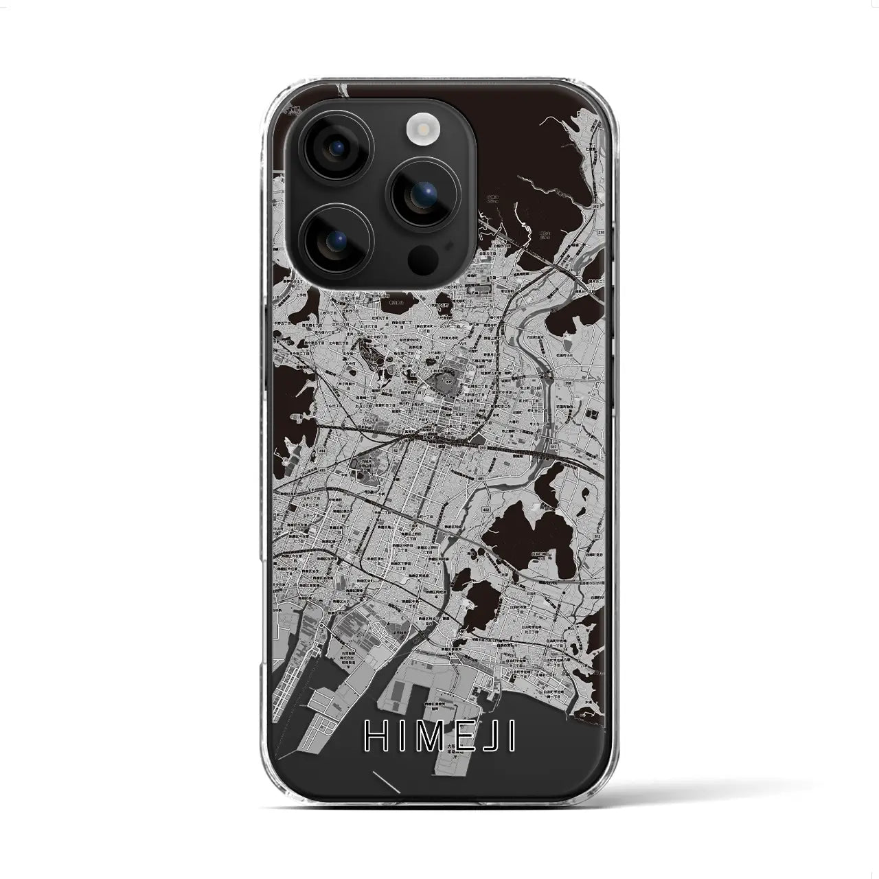 【姫路(兵庫県)】地図柄iPhoneケース(クリアタイプ)